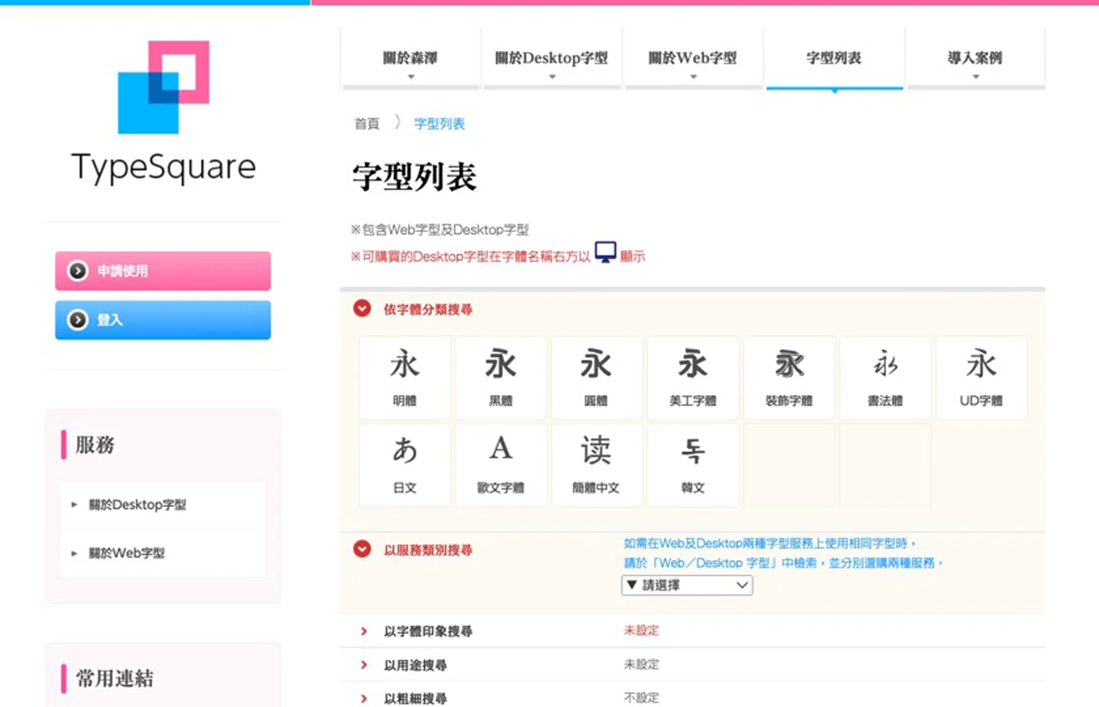森澤字型