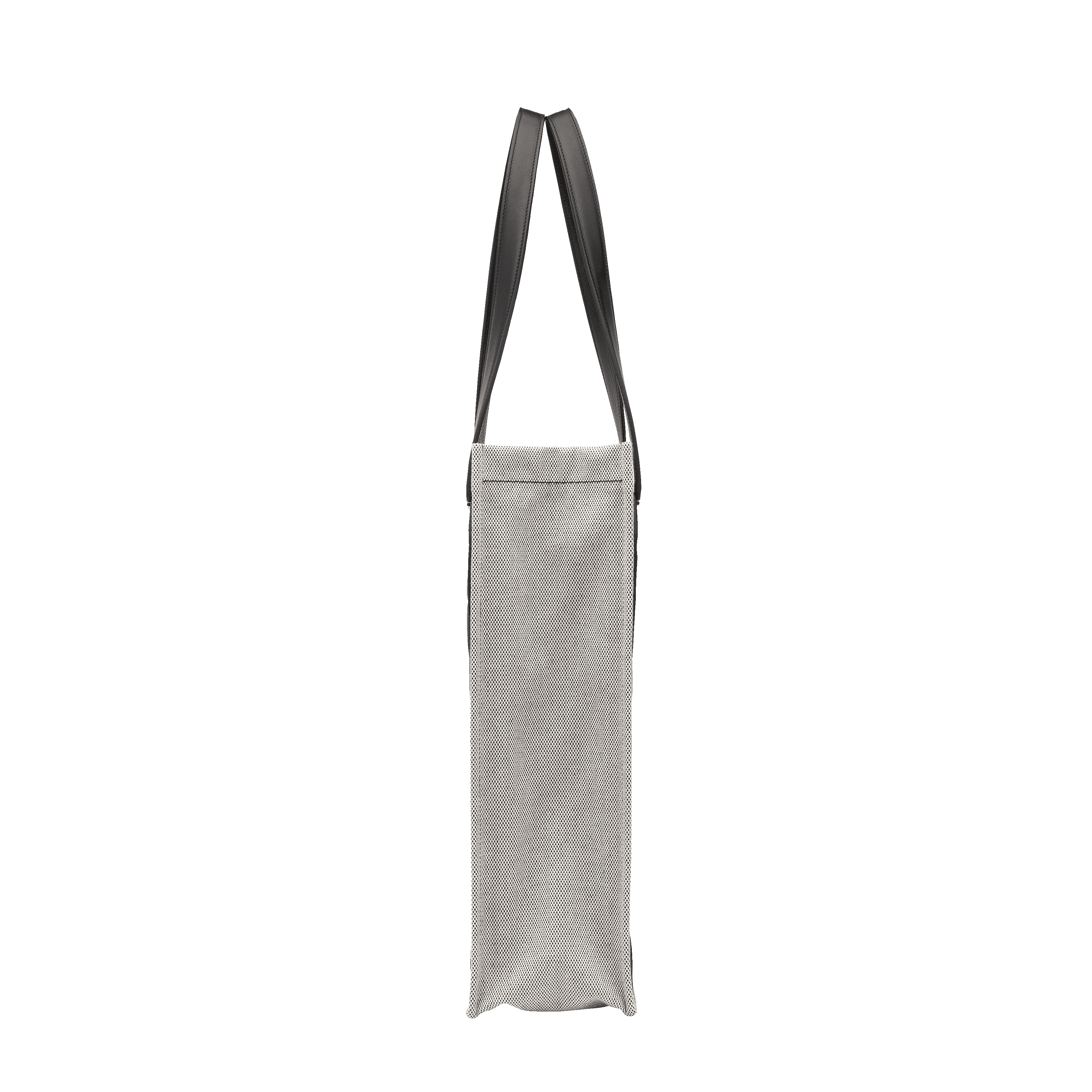 Bl Largecanvastotebagblack Side