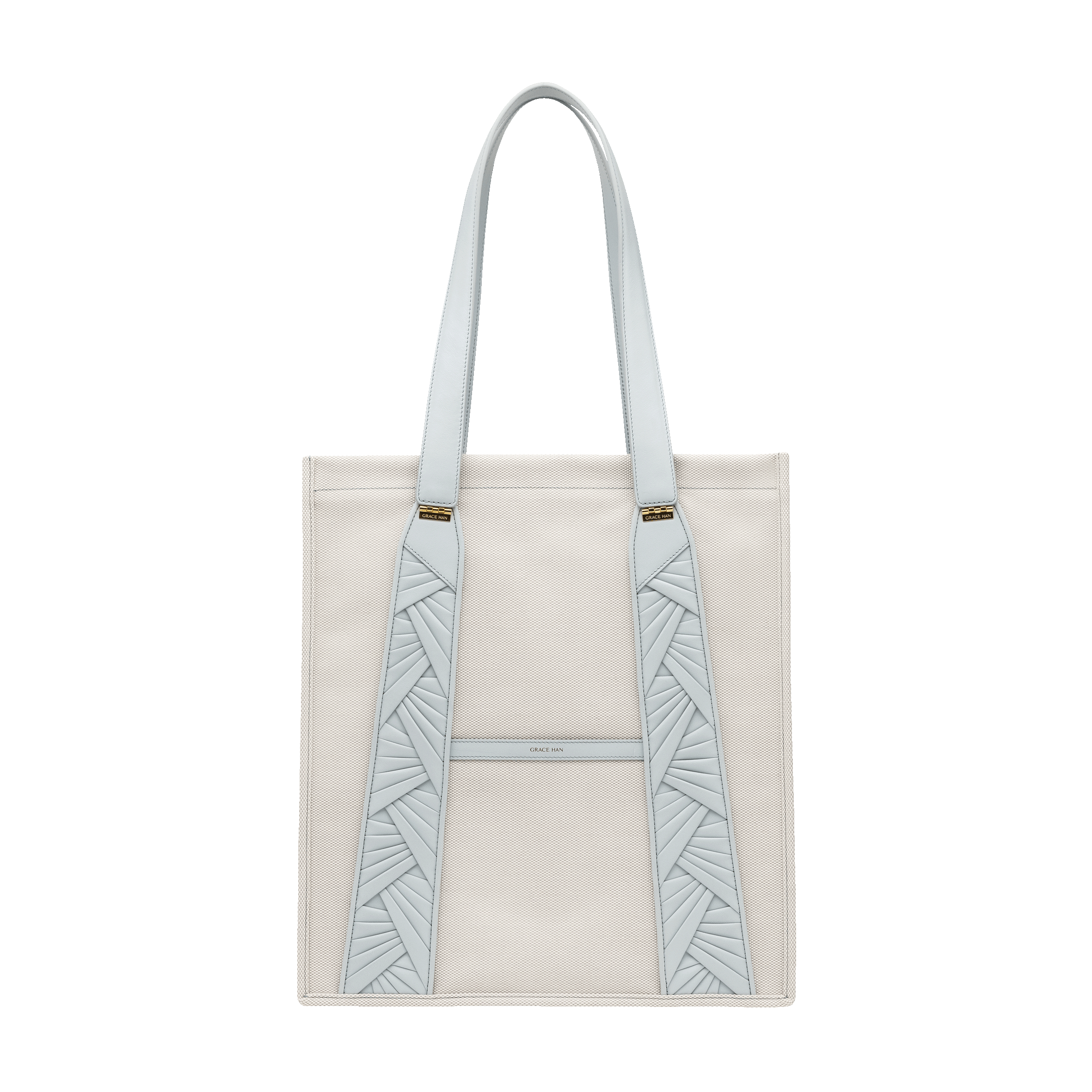 Bl Largecanvastotebagpearlblue Front
