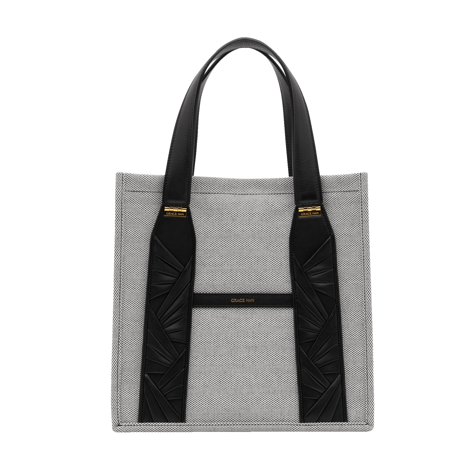 Bl Smallcanvastotebagblack Front
