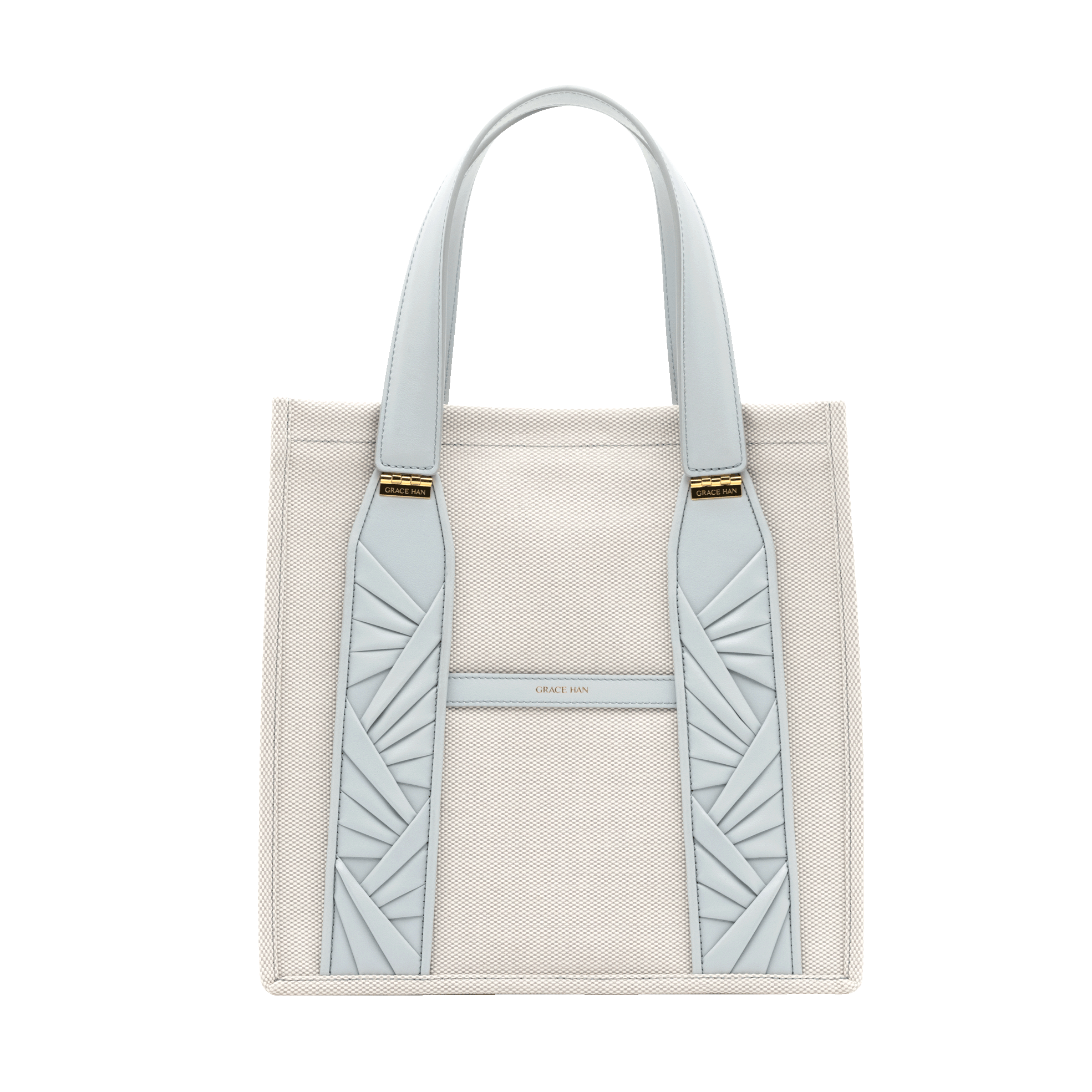 Bl Smallcanvastotebagpearlblue Front
