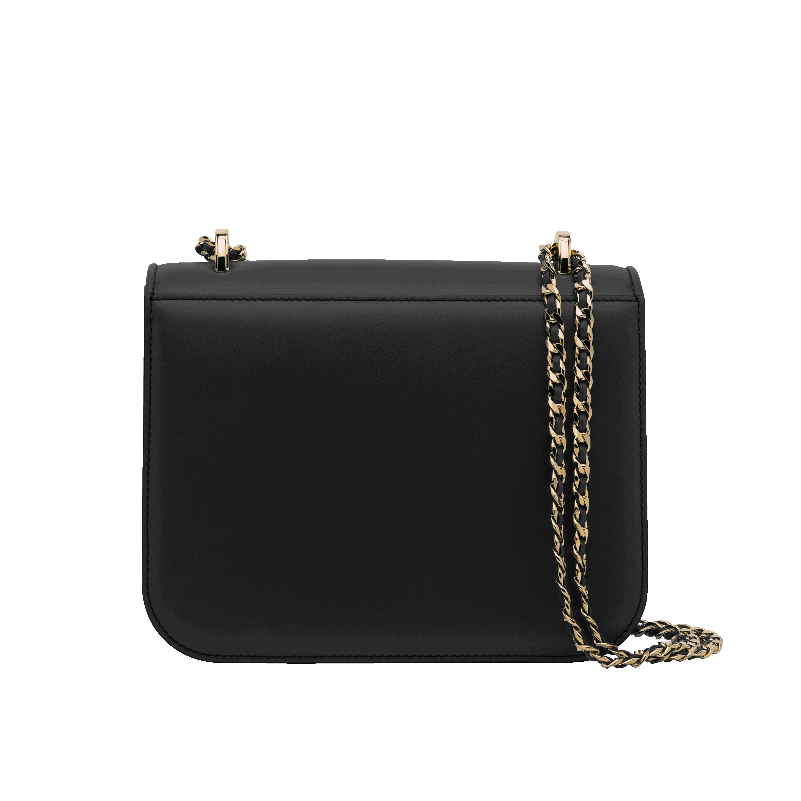 Bl Smallchianbagblack Back
