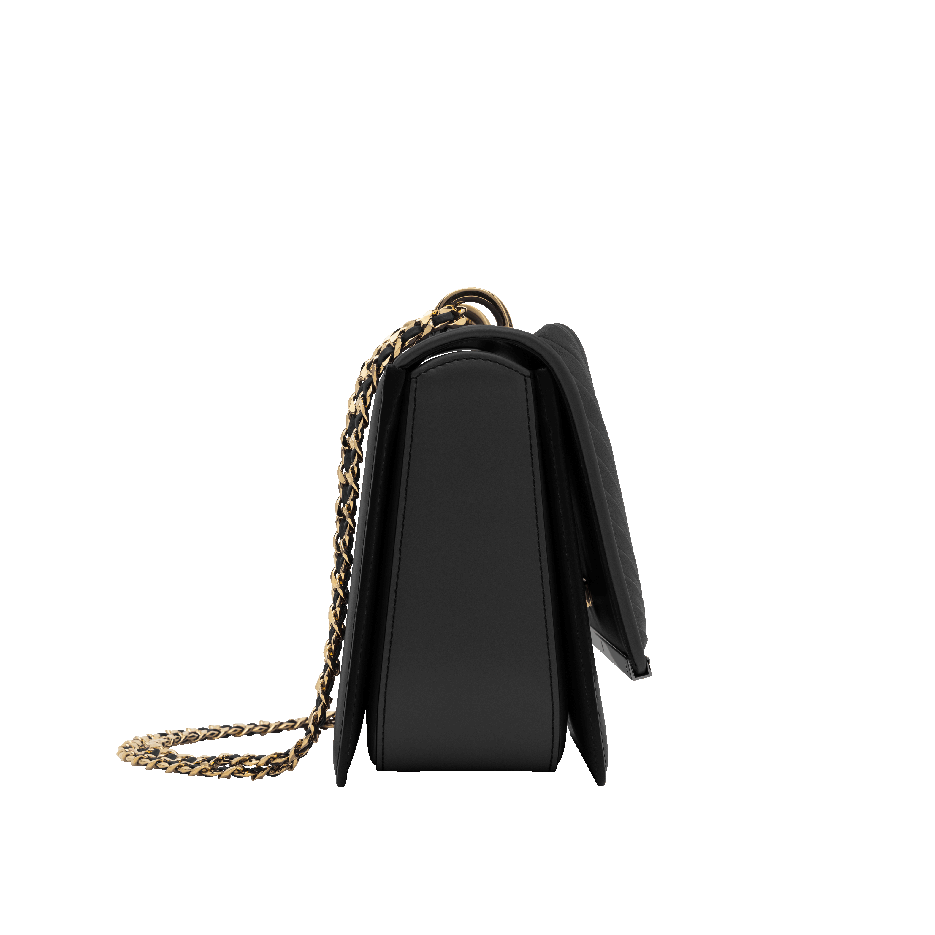 Bl Smallchianbagblack Side