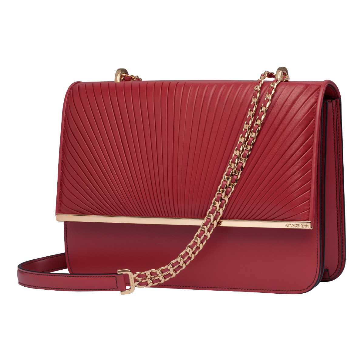 Gh18 Ballet Lesson L Chain Bag Red Slant