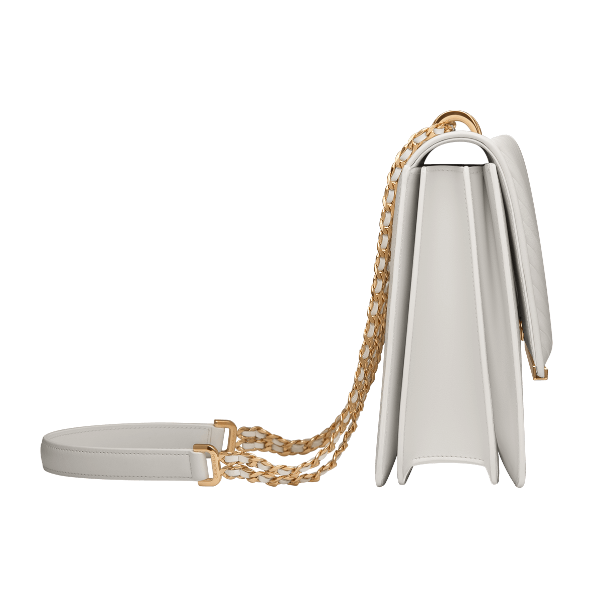 Gh18 Ballet Lesson L Chain Bag White Side