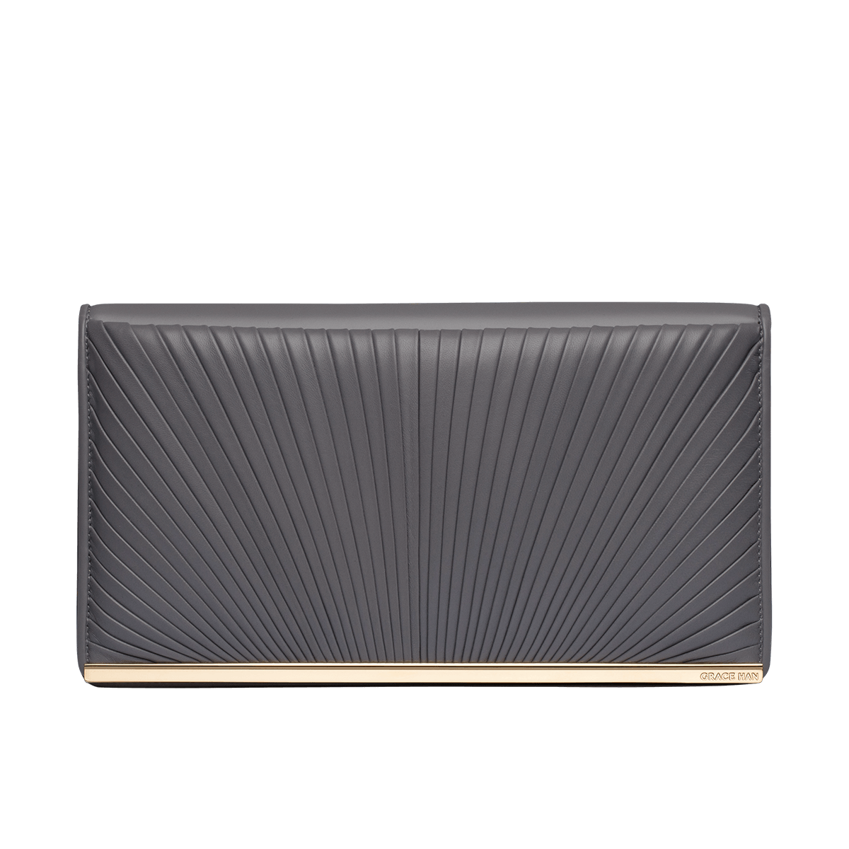 Ballet Lesson Large Clutch in Gull Grey
