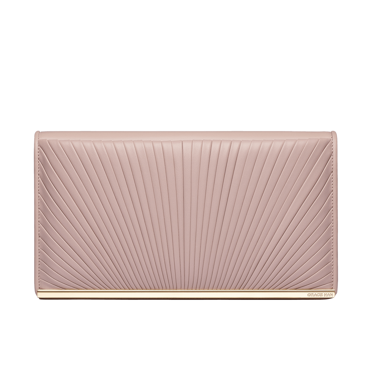 Ballet Lesson Large Clutch in Rose Smoke