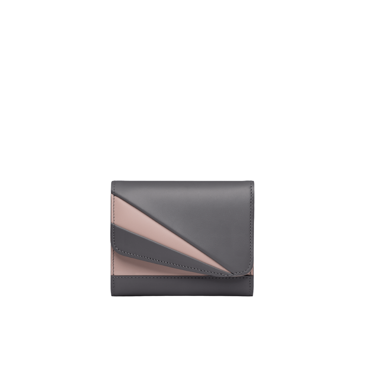 Grace Han Butterfly Coin Purse in Grey and Rose