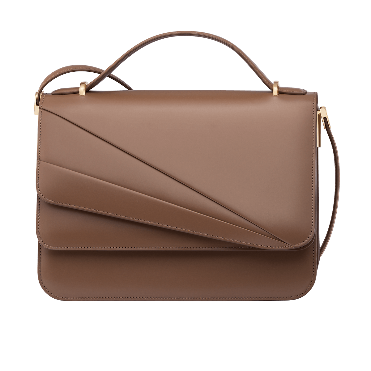 Grace Han Butterfly Large Double Flap in Clay
