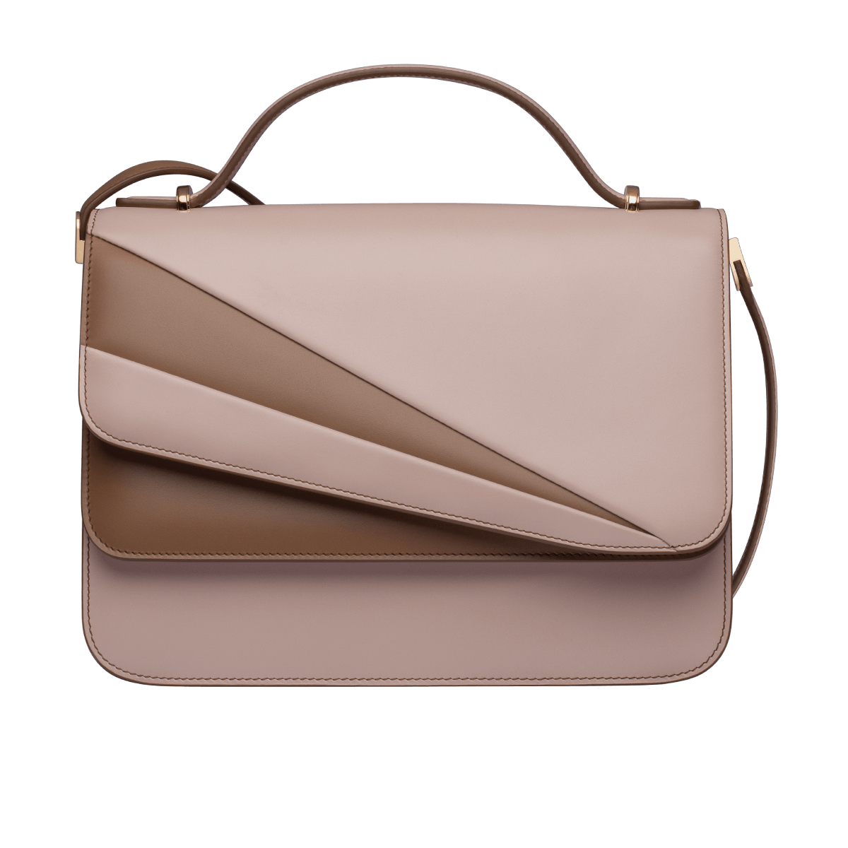 Grace Han Butterfly Large Double Flap in Rose and Clay
