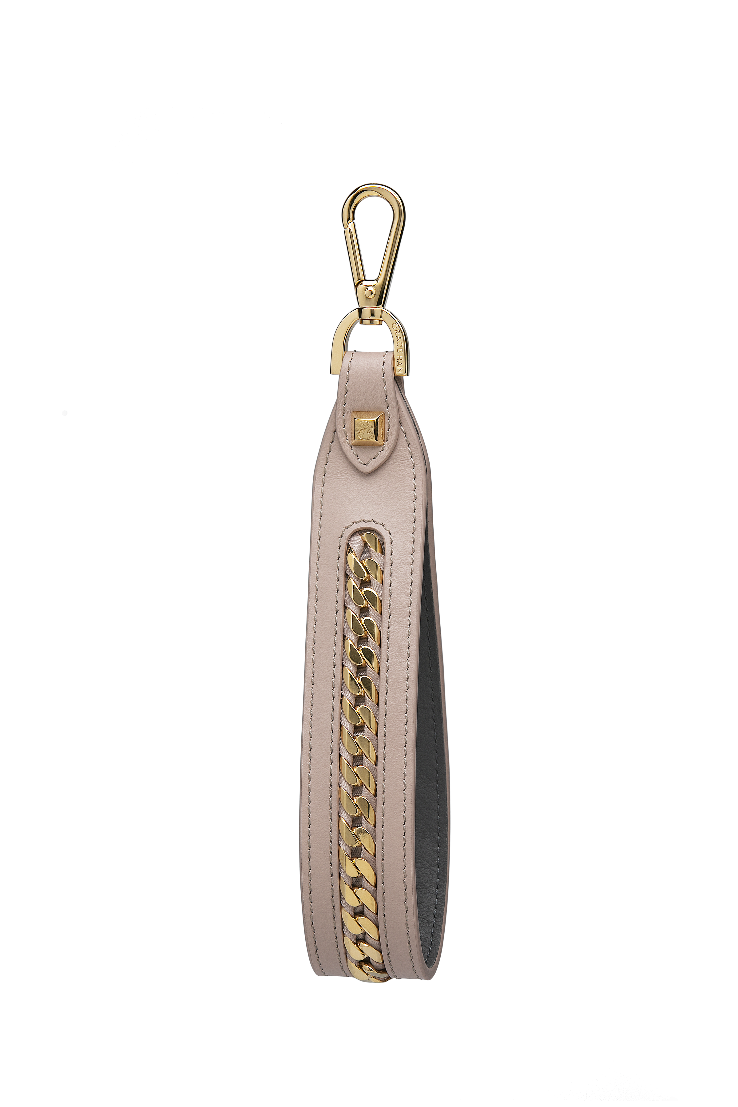 Love Letter Embellished Wristlet Rose Smoke