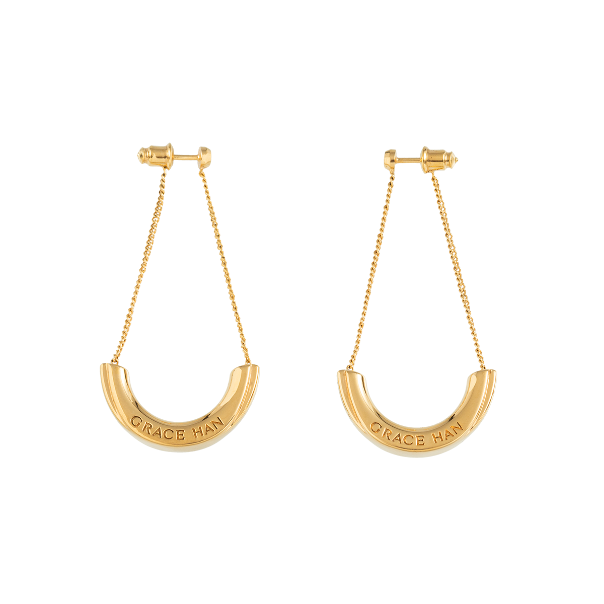 Dangledearring Gold Front
